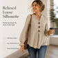 Women's Elegant V-Neck Ruffle Sleeve Blouse