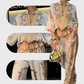 Printed Zipper Top & Wide-Leg Pants 2-Piece Set