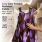 Elegant Gradient Print Sleeveless Dress