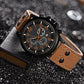Bold Dial Analog Watch with Date Function