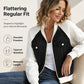 🎁New Arrivals 50% OFF💥Women's Creative Denim Splicing Jacket 🧥 – Edgy Streetwear for Daily Cool Looks