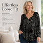 Women's Elegant V-Neck Button Top
