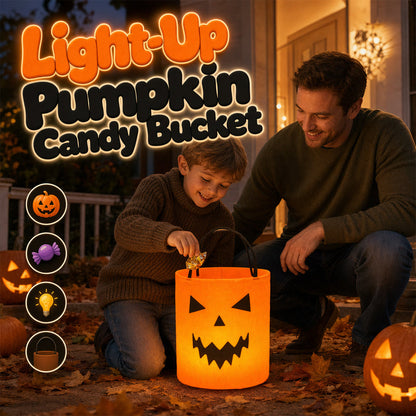 Light Up Halloween Candy Bucket