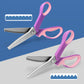 Premium Stainless Steel Pinking Shears – Soft-Grip Zigzag Scissors