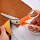 Premium Stainless Steel Pinking Shears – Soft-Grip Zigzag Scissors