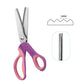 Premium Stainless Steel Pinking Shears – Soft-Grip Zigzag Scissors