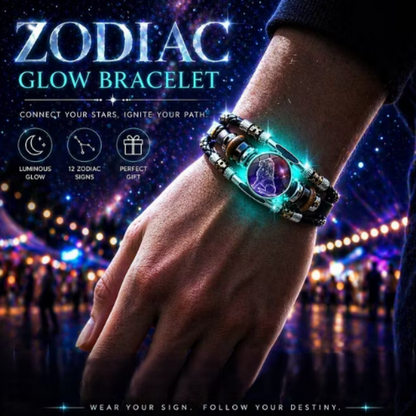 🌌Night‑Glow Zodiac Bracelet