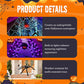 🕷️🕸️Hairy Spider with Large Web Halloween Outdoor Decoration🎃