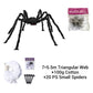 🕷️🕸️Hairy Spider with Large Web Halloween Outdoor Decoration🎃