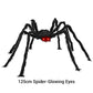 🕷️🕸️Hairy Spider with Large Web Halloween Outdoor Decoration🎃