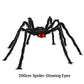 🕷️🕸️Hairy Spider with Large Web Halloween Outdoor Decoration🎃