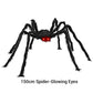 🕷️🕸️Hairy Spider with Large Web Halloween Outdoor Decoration🎃