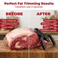🥩 50% OFF NOW! Handheld fat trimmer for beef & pork – U-shaped blade holder, stainless steel blades, and ergonomic grip – perfect for grilling, meal prep, and cooking in large quantities 🍖🔪