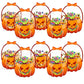 Halloween Transparent Pumpkin Favor Bags
