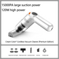 High-Power Cordless Vacuum Cleaner Kit for Car