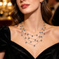 Sparkling Multi-Layered Pendant Necklace for Women
