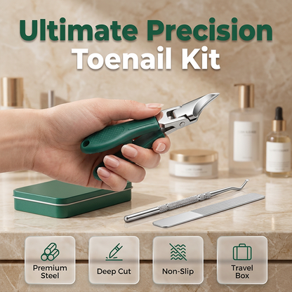 3-Piece Professional Toenail Clipper Set