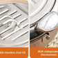 ⏳Time-Limited Special⏰Stainless Steel Tempura Fryer Pot – Thermometer, Drain Rack, Deep‑Body ✨