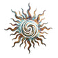 Metal Sun Silhouette Wall Art Decor
