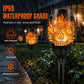 Solar Halloween Skull Garden Stake Lights