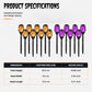 Solar Halloween Skull Garden Stake Lights