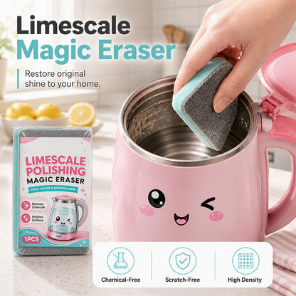 Limescale Polishing Magic Eraser Sponge