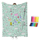 Creative Cozy Coloring Blanket Kit