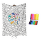 Creative Cozy Coloring Blanket Kit