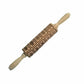 🎄 Embossed Rolling Pin | Festive Cookie Patterns