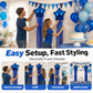 🎈Party Foil Balloon with Tassel Set