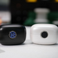 Wireless earbuds with real-time AI translation, noise cancellation, Hi-Fi audio, triple-microphone calls, touch controls, IPX5 water resistance, and a charging case with LEDs