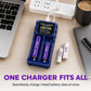 Smart LCD Dual Slot Battery Charger