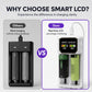 Smart LCD Dual Slot Battery Charger