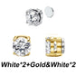 No Piercing Needed Magnetic Zirconia Stud Earrings