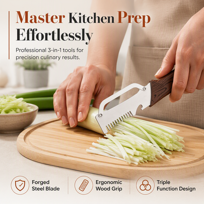 3-in-1 Vegetable Peeler with Protective Cover