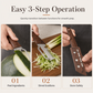 3-in-1 Vegetable Peeler with Protective Cover