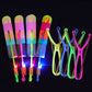 LED Slingshot Helicopters Flying Toy