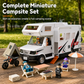 Interactive Toy RV Camping Car Playset with Sound and Light Features Doll and Camping Accessories for Kids