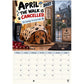 2027 Playful Dachshund Wall Calendar