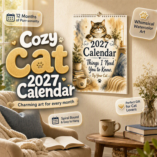 2027 A Cat's Life Wall Calendar