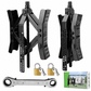 🚐 RV Wheel Stabilizer | Metal Tandem Chock