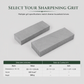 🎉Save 50%! 🔪 Natural Whetstone 3000 Grit – Green slurry & single-sided for knives ✨