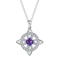 Elegant Celtic Knot Witch Knot Pendant Necklace