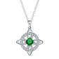 Elegant Celtic Knot Witch Knot Pendant Necklace