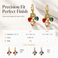 ❤️ 50% OFF – Retro Multicolor Heart Drop Earrings
