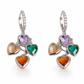❤️ 50% OFF – Retro Multicolor Heart Drop Earrings