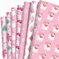 12 Sheets Christmas Snowman Gift Box Wrapping Paper