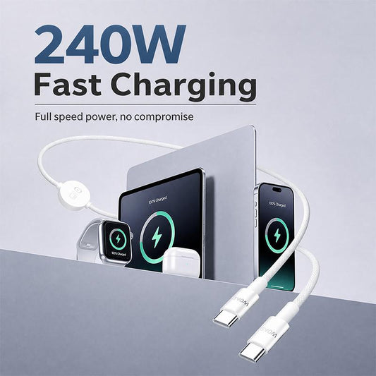 2-in-1 Magnetic Smartwatch & Phone Charging Cable
