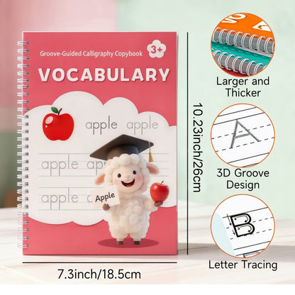 ✏️📚 Cuaderno para aprender a escribir para niños: reutilizable, con tinta que desaparece ✨
