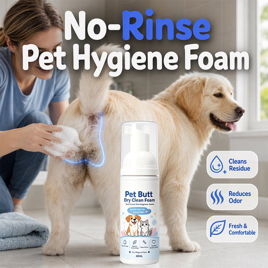 No-Rinse Pet Hygiene Foam for Dogs & Cats 40ml